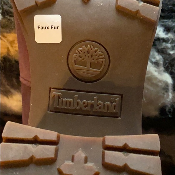 Timberland Purple Suede FauxFur Lined Midcalf Boots NeverUsed - Picture 7 of 12